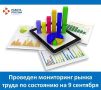 По результатам еженедельного мониторинга ситуации на рынке труда по состоянию на 09.09.2026 численность безработных граждан, состоящих на учете в органах службы занятости населения Еврейской автономной области, составила 422...