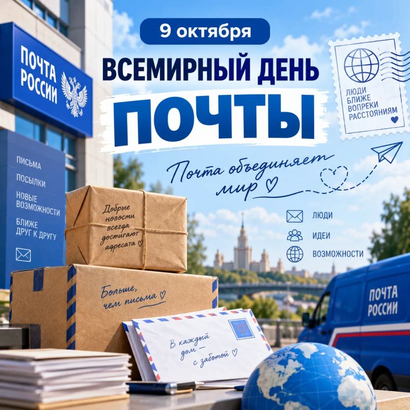 9 октября — Всемирный день почты