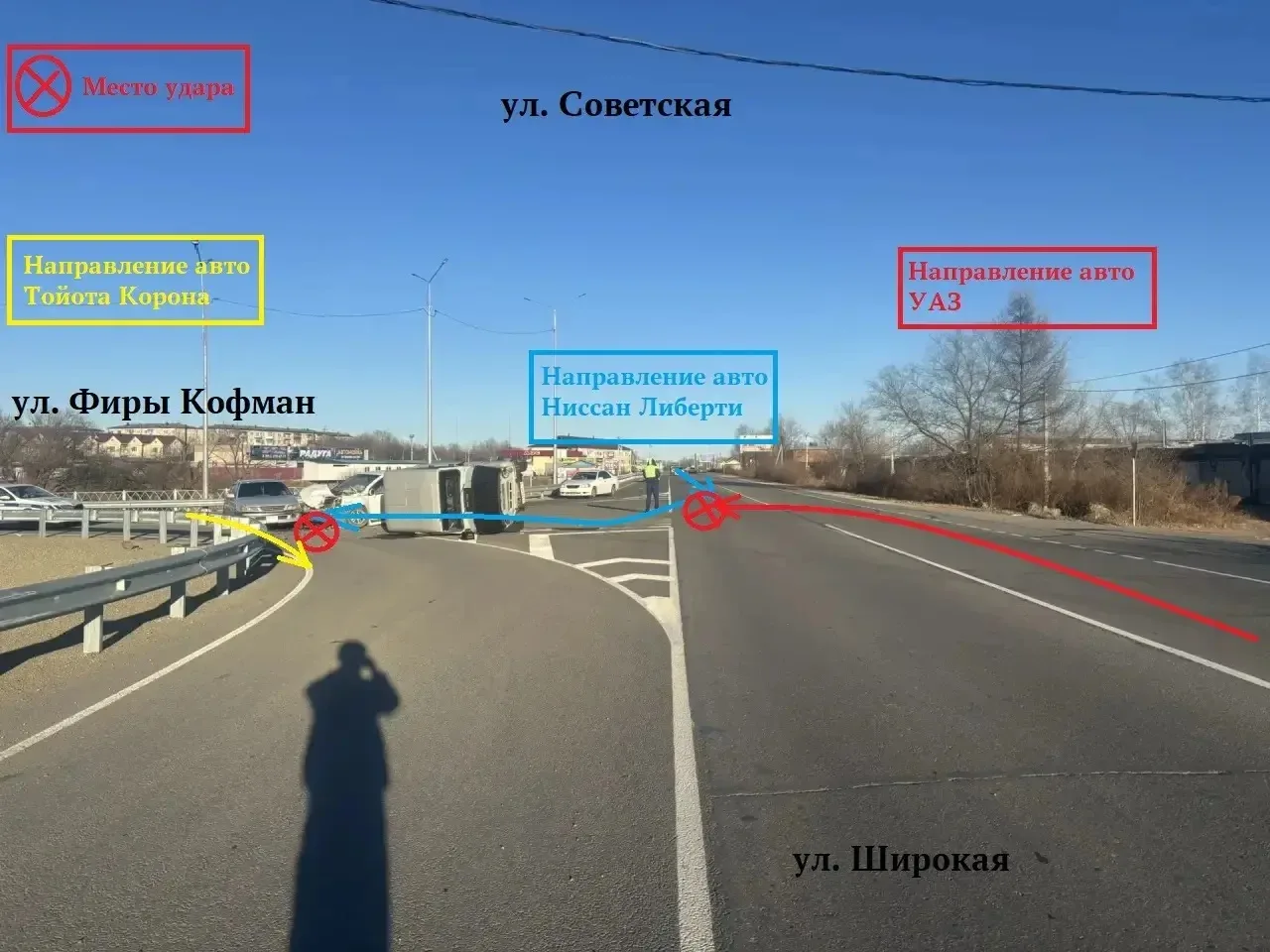Стали известны подробности тройного ДТП в Биробиджане