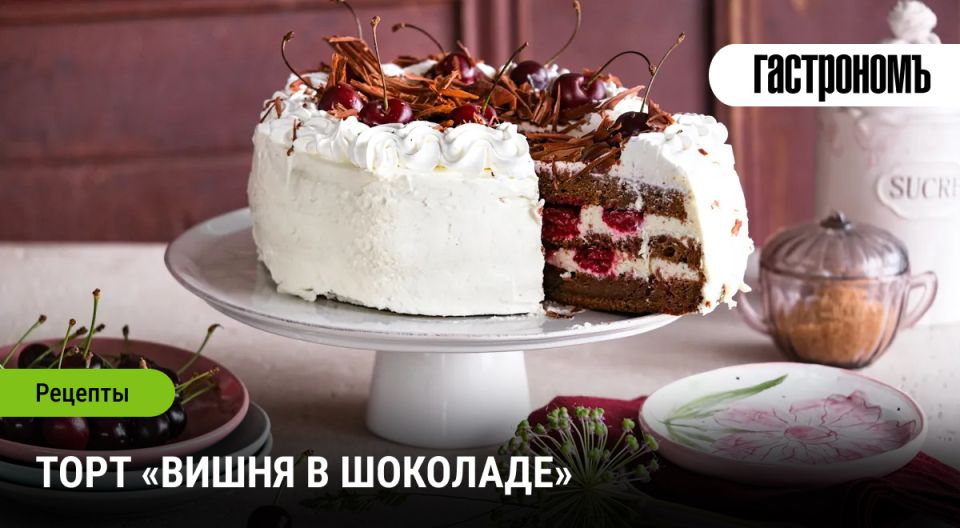 Неповторимый десерт: торт «Вишня в шоколаде» для любого повода