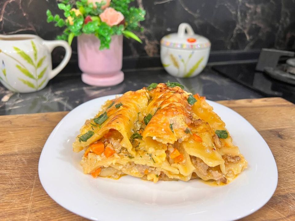 Лазанья для семейного ужина