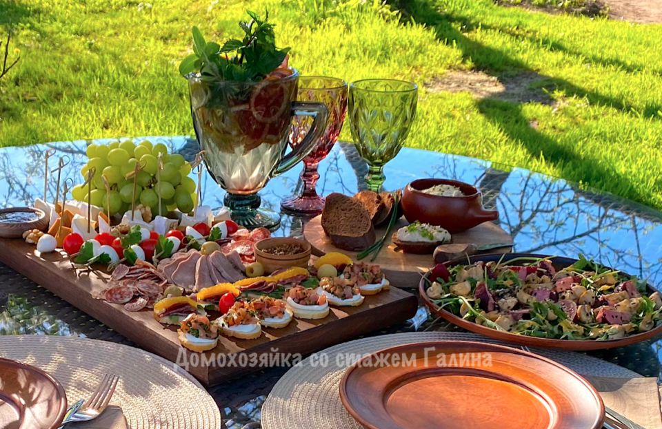 Идеальный ужин на свежем воздухе