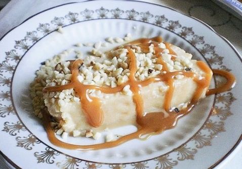 Погружение в мир турецкой сладости: манный десерт с карамелью