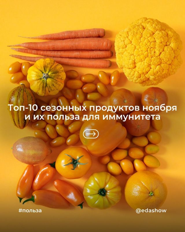 Сезонные овощи ноября: поддержка для иммунитета