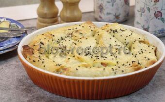 Необычный завтрак: Пирог-улитка с сыром и ветчиной из тортильи